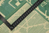 6 x 8 Contemporary Green Moroccan Rug 53193