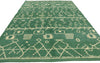 6 x 8 Contemporary Green Moroccan Rug 53193