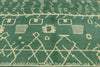 6 x 8 Contemporary Green Moroccan Rug 53193