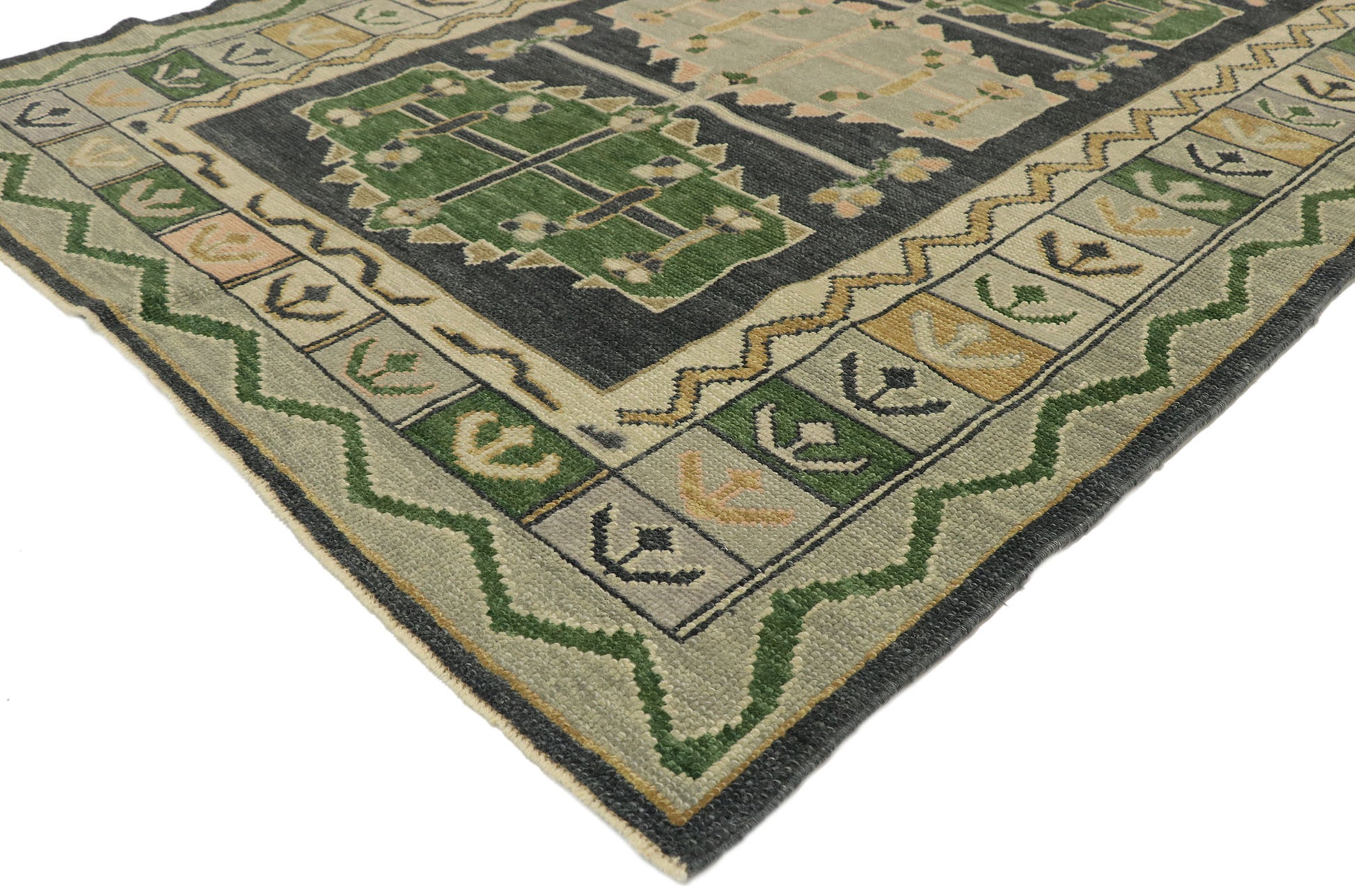 5 x 9 Turkish Oushak Rug 53194
