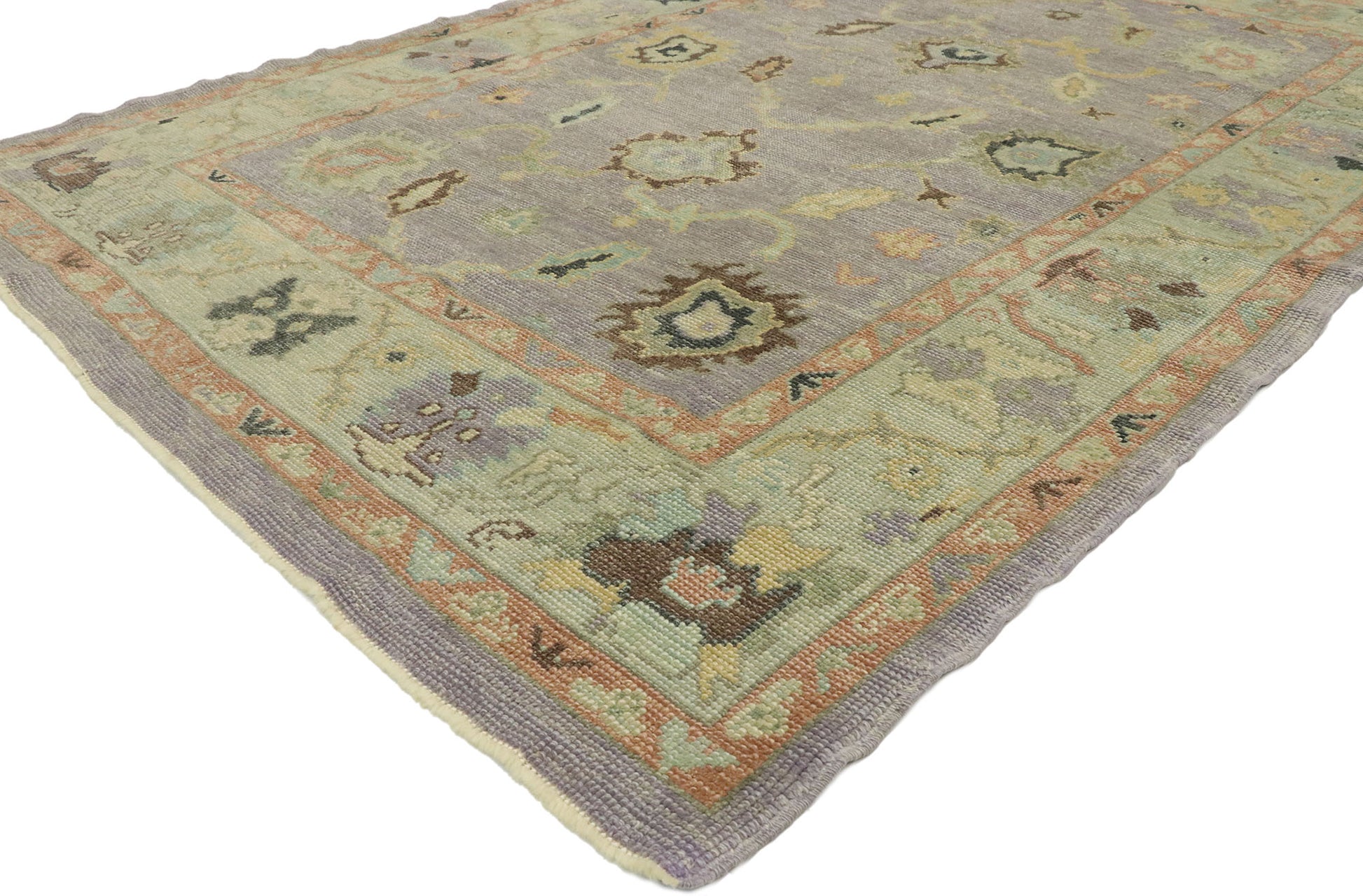 5 x 8 Colorful Turkish Oushak Rug 53202