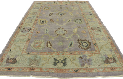5 x 8 Colorful Turkish Oushak Rug 53202