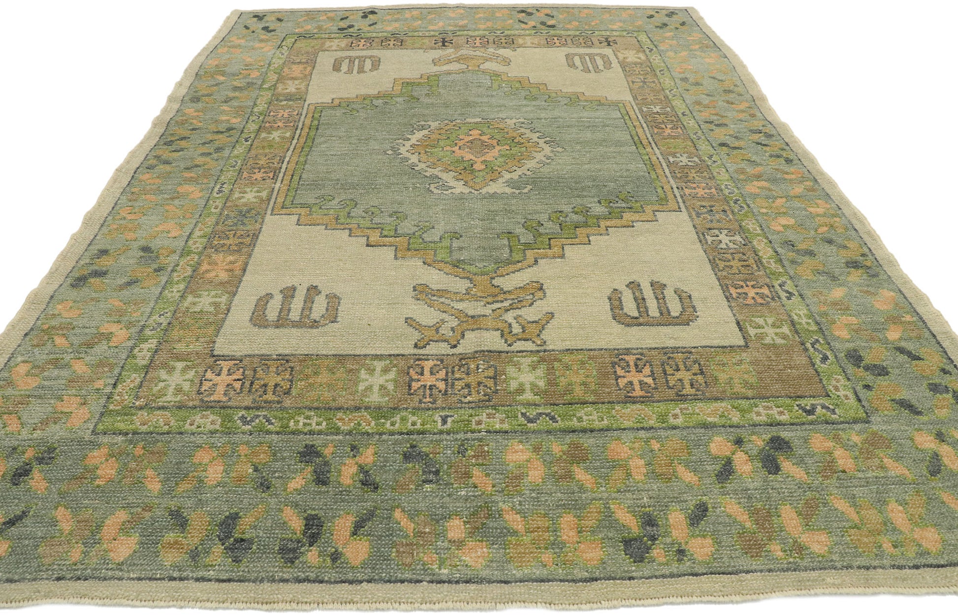 6 x 9 Turkish Oushak Rug 53203