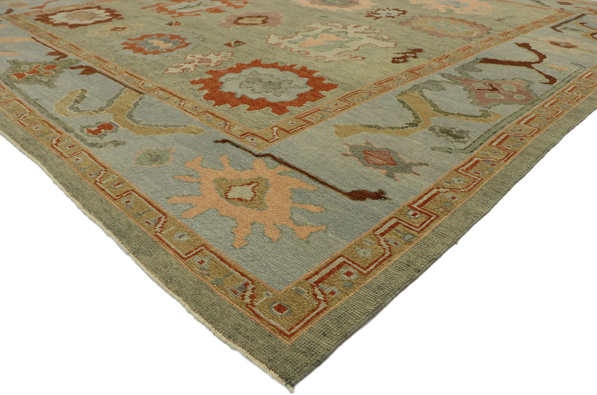 12 x 12 Contemporary Turkish Oushak Square Rug 53204