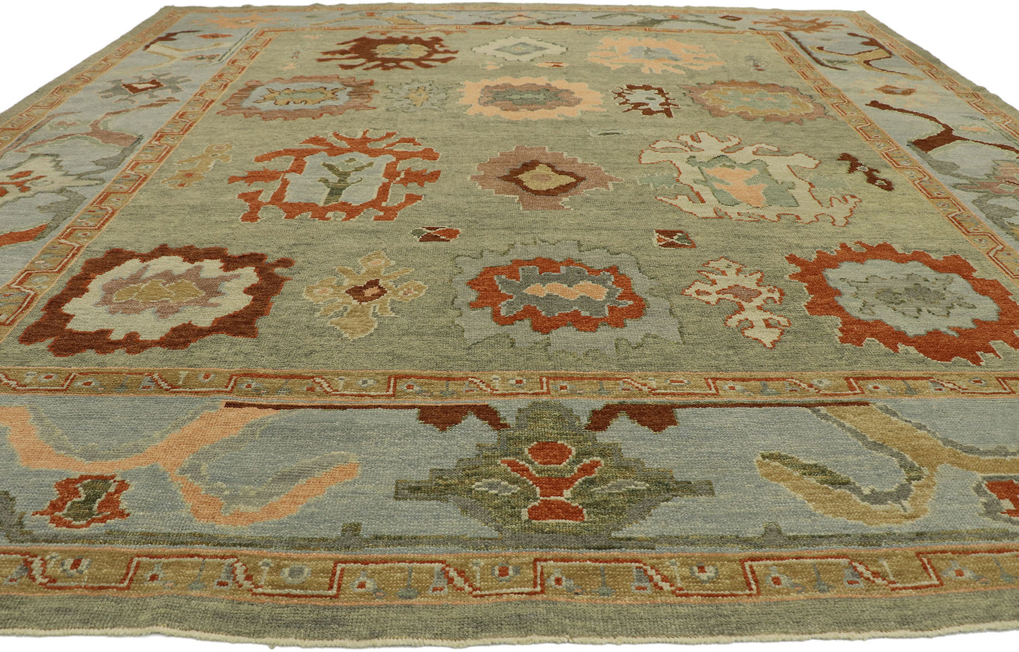 12 x 12 Contemporary Turkish Oushak Square Rug 53204