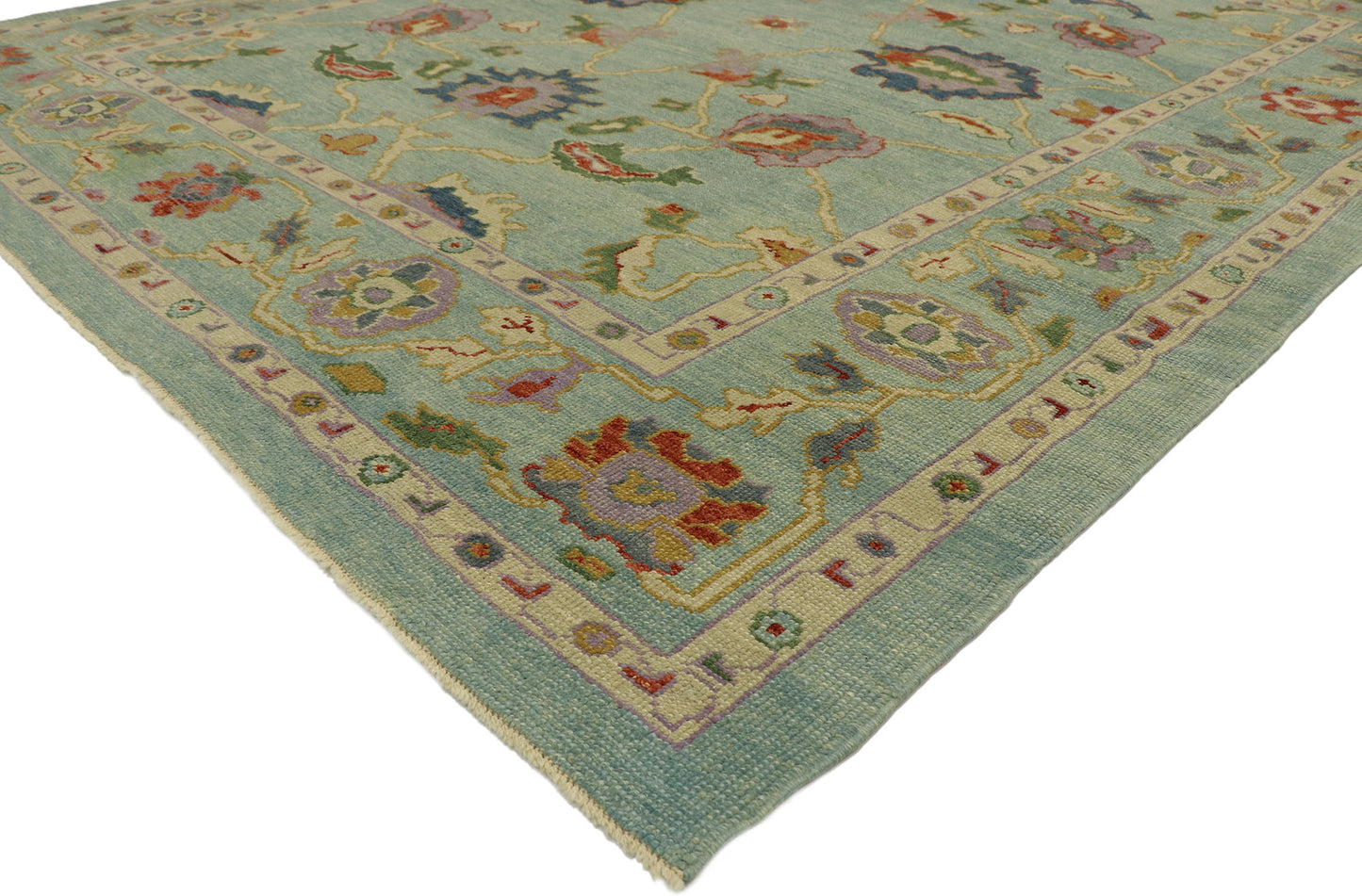 9 x 11 Contemporary Turkish Oushak Rug 53205