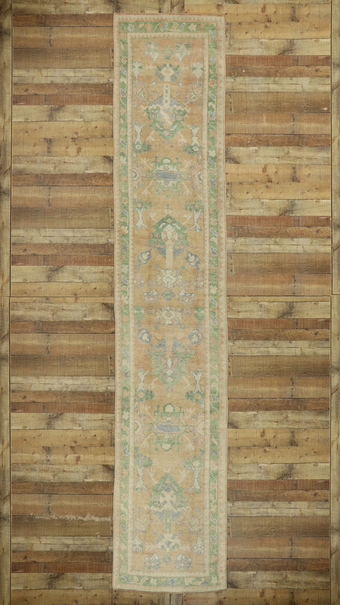 3 x 15 Contemporary Turkish Oushak Runner 53207