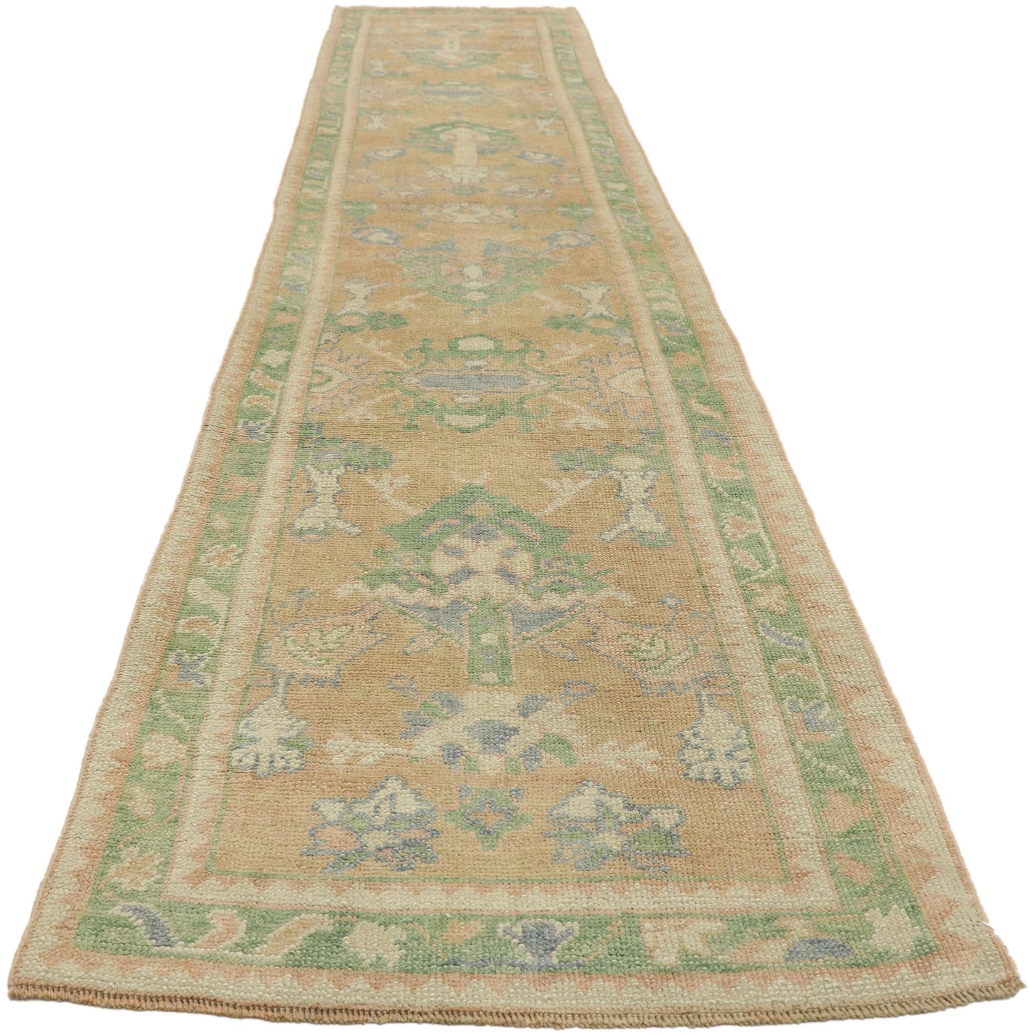 3 x 15 Contemporary Turkish Oushak Runner 53207