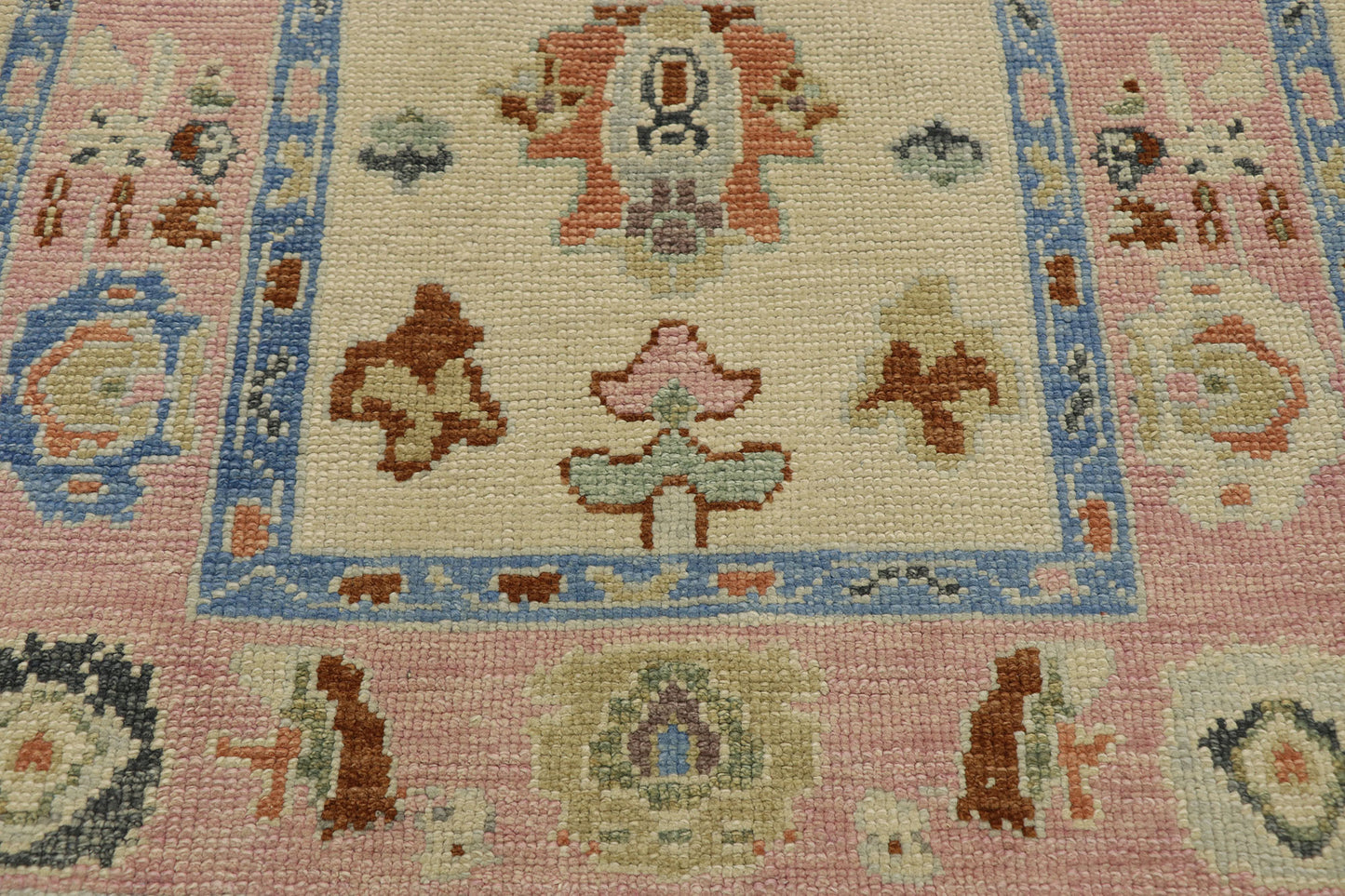 3 x 7 Contemporary Turkish Oushak Rug 53208