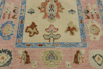 3 x 7 Contemporary Turkish Oushak Rug 53208