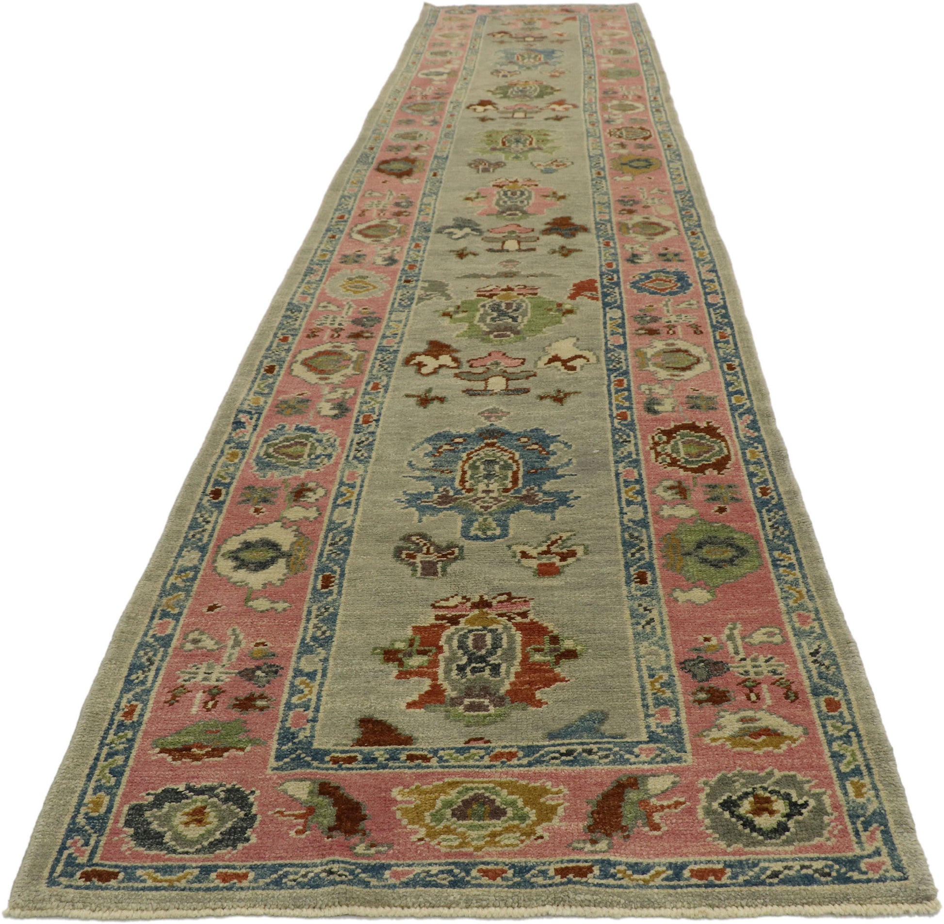 3 x 15 Contemporary Turkish Oushak Rug 53209
