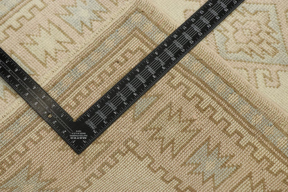 3 x 8 Vintage Turkish Oushak Runner 53212
