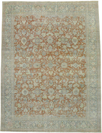 10 x 13 Antique Persian Mahal Rug 53217