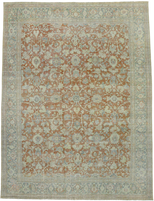 10 x 13 Antique Persian Mahal Rug 53217