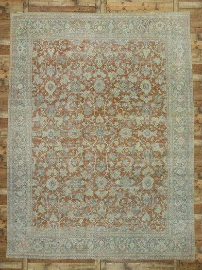 10 x 13 Antique Persian Mahal Rug 53217