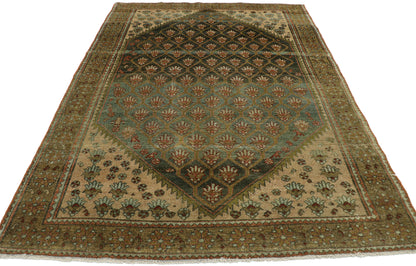 5 x 7 Antique Persian Malayer Rug 53220