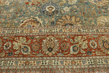 11 x 15 Antique Persian Tabriz Rug 53221