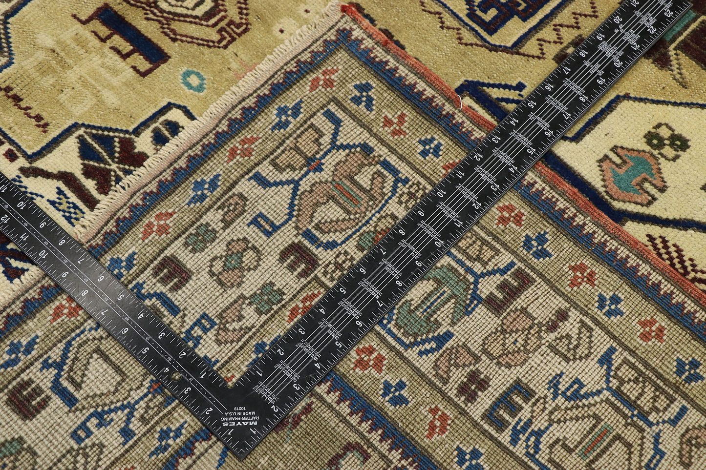 6 x 10 Vintage Turkish Oushak Rug 53225