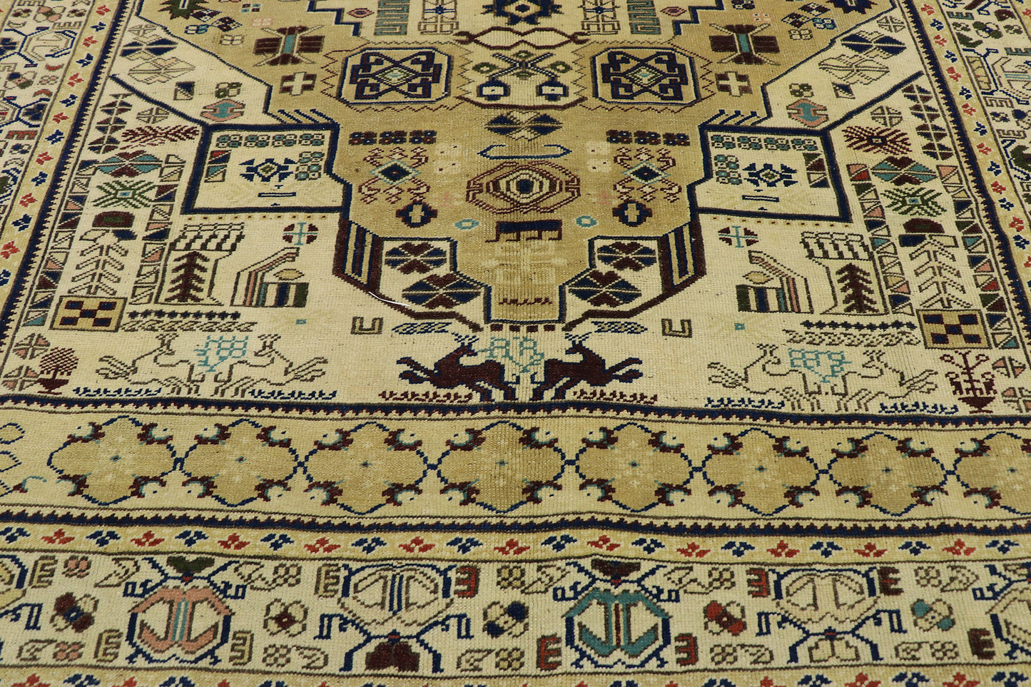 6 x 10 Vintage Turkish Oushak Rug 53225