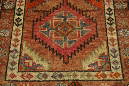 3 x 12 Vintage Turkish Oushak Runner 53226