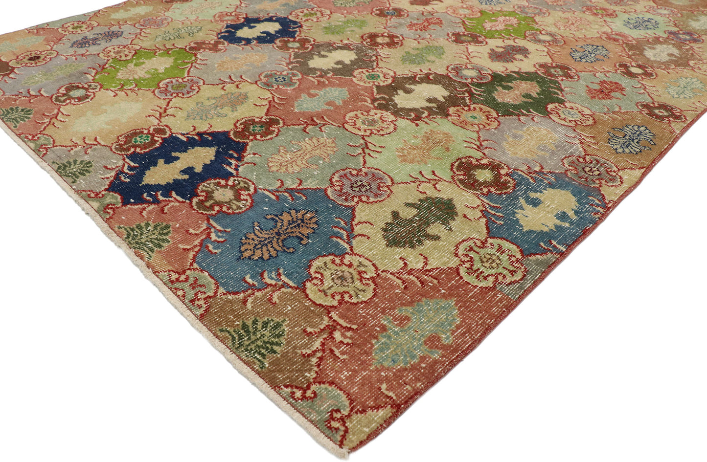 6 x 7 Zeki Muren Vintage Turkish Sivas Rug 53227