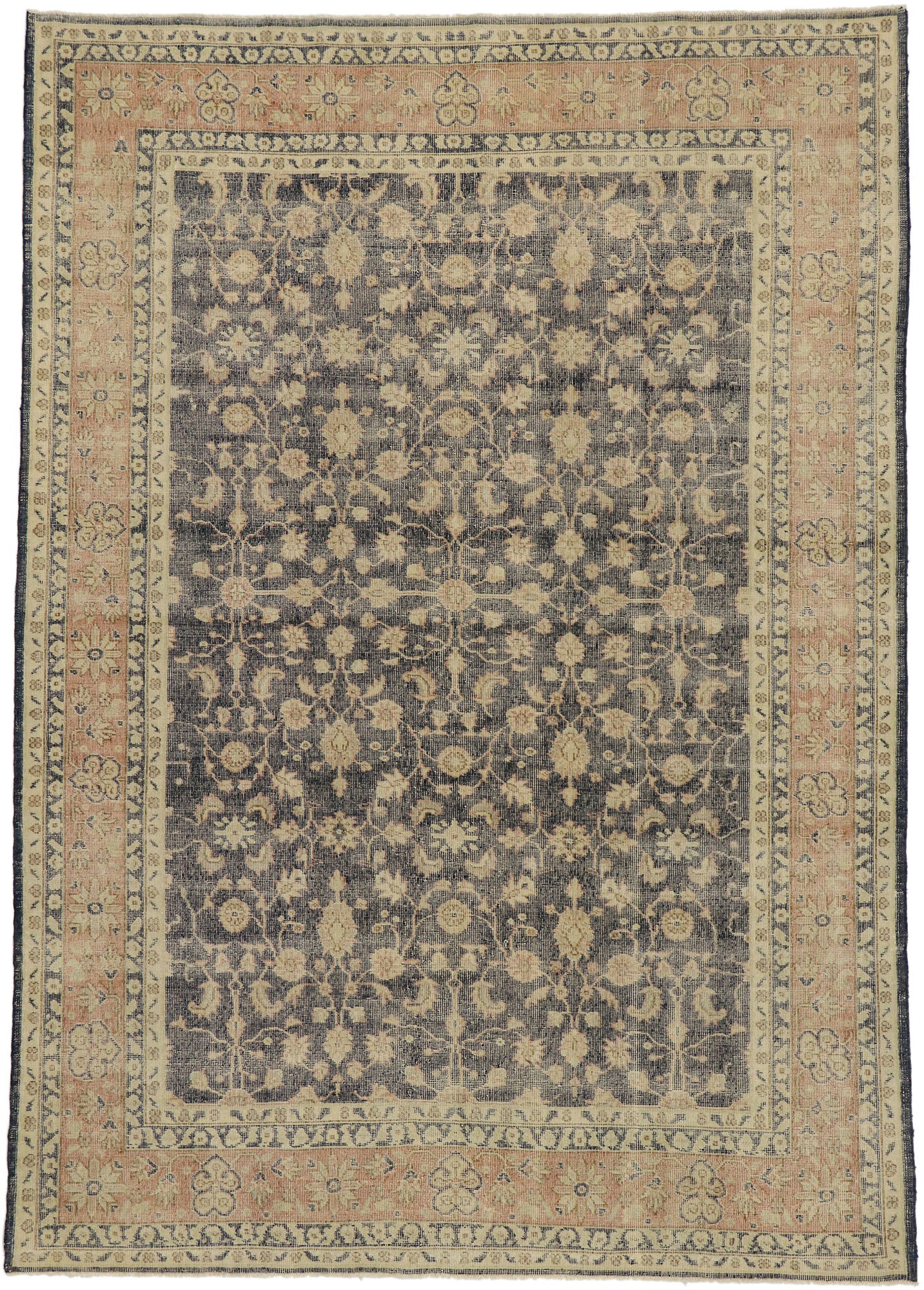 7 x 10 Vintage Turkish Sivas Rug 53228