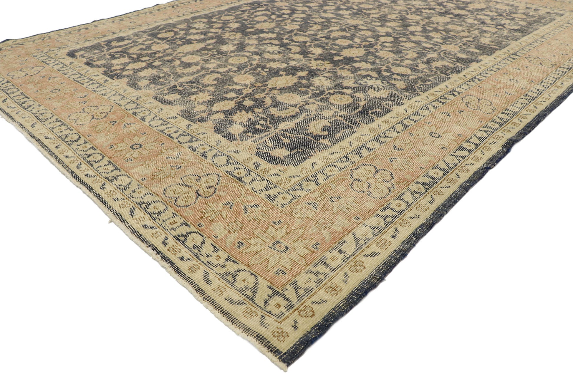 7 x 10 Vintage Turkish Sivas Rug 53228