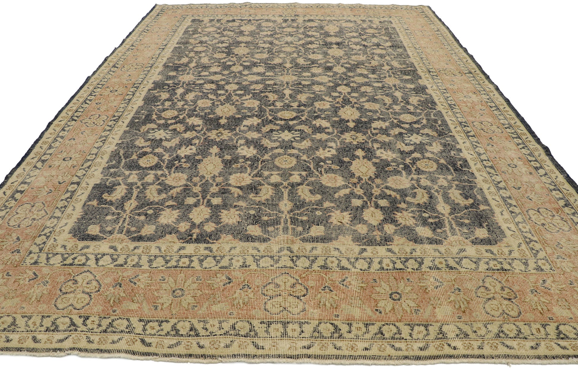 7 x 10 Vintage Turkish Sivas Rug 53228