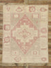 7 x 9 Vintage Turkish Oushak Rug 53229