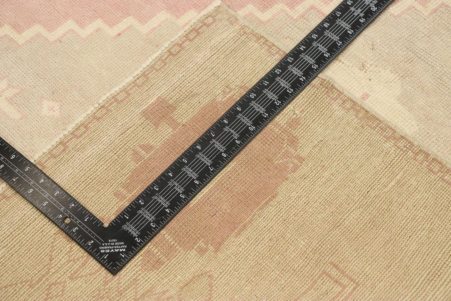 7 x 9 Vintage Turkish Oushak Rug 53229