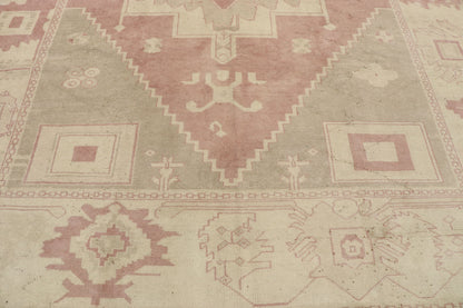 7 x 9 Vintage Turkish Oushak Rug 53229