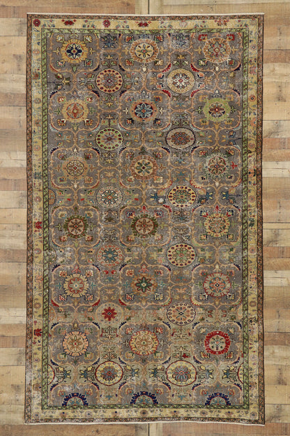 6 x 10 Vintage Turkish Sivas Rug 53230