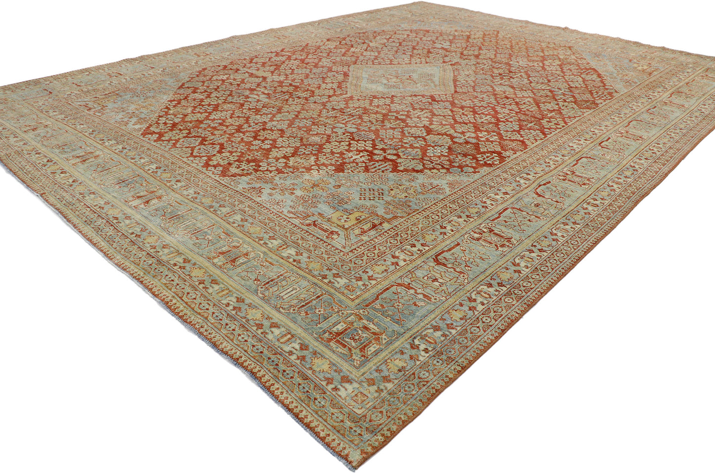 11 x 14 Antique Persian Joshegan Rug 53231