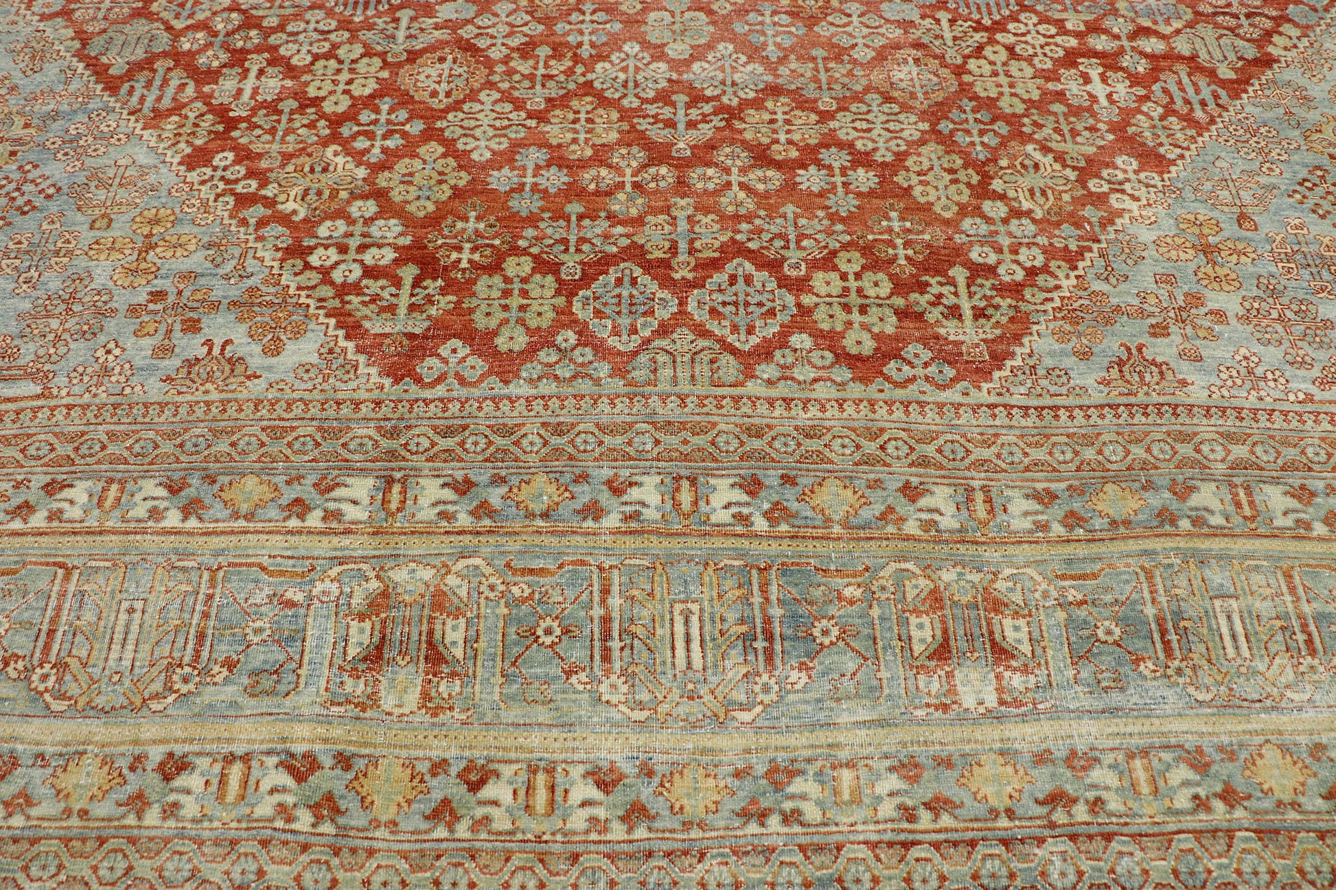 11 x 14 Antique Persian Joshegan Rug 53231