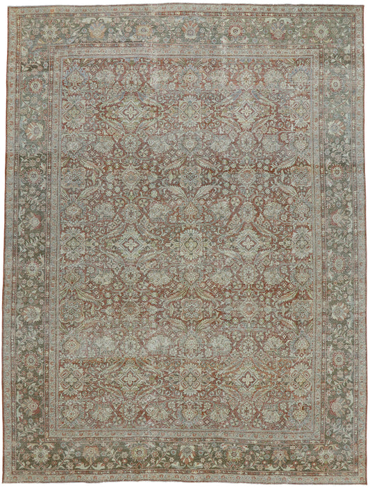 10 x 14 Antique Persian Mahal Rug 53232