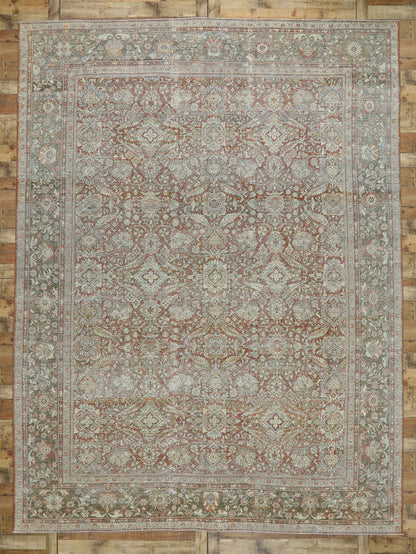 10 x 14 Antique Persian Mahal Rug 53232