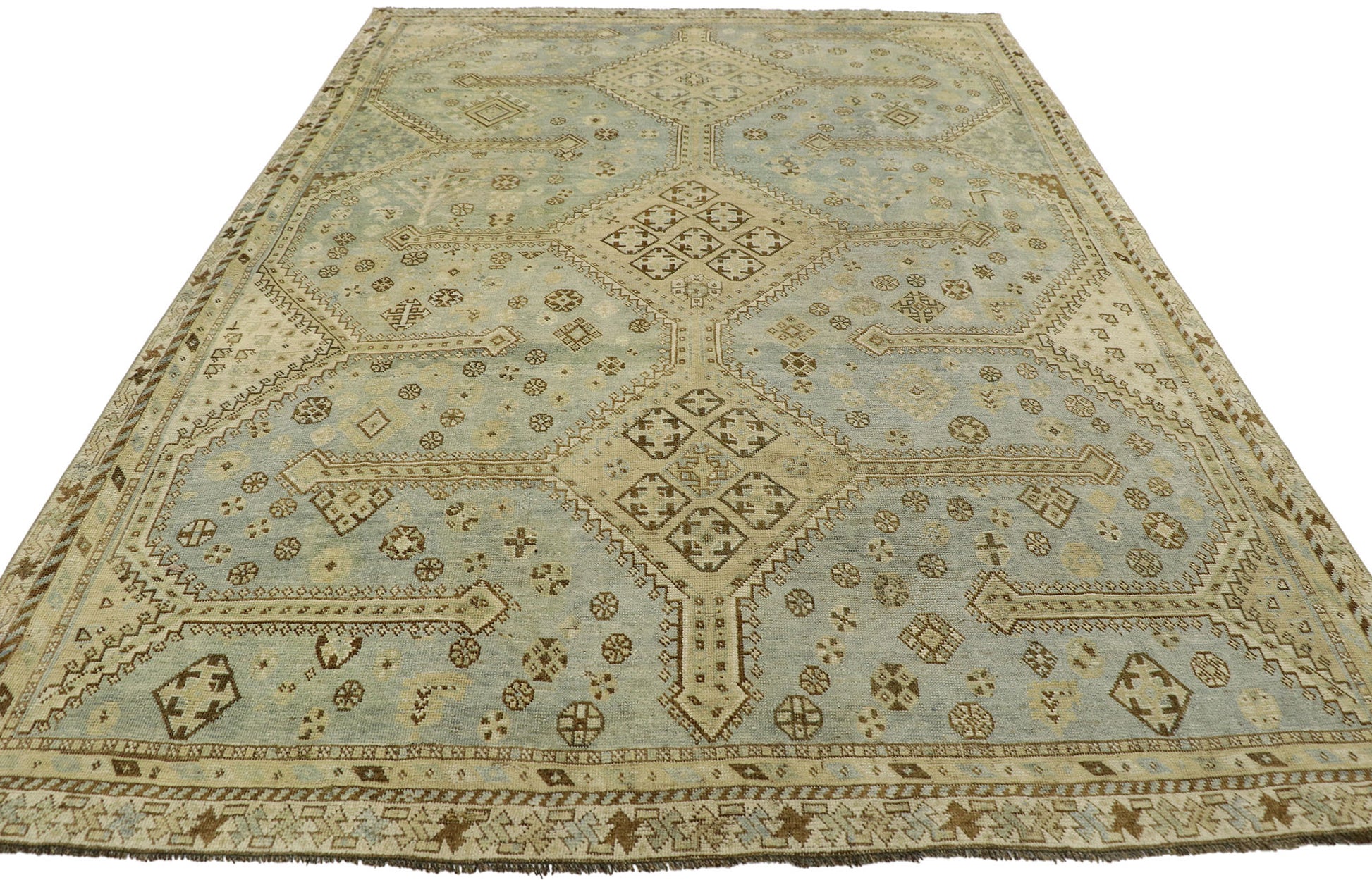5 x 8 Antique Persian Shiraz Rug 53233