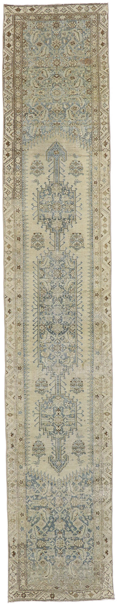 3 x 16 Antique Persian Malayer Runner 53240
