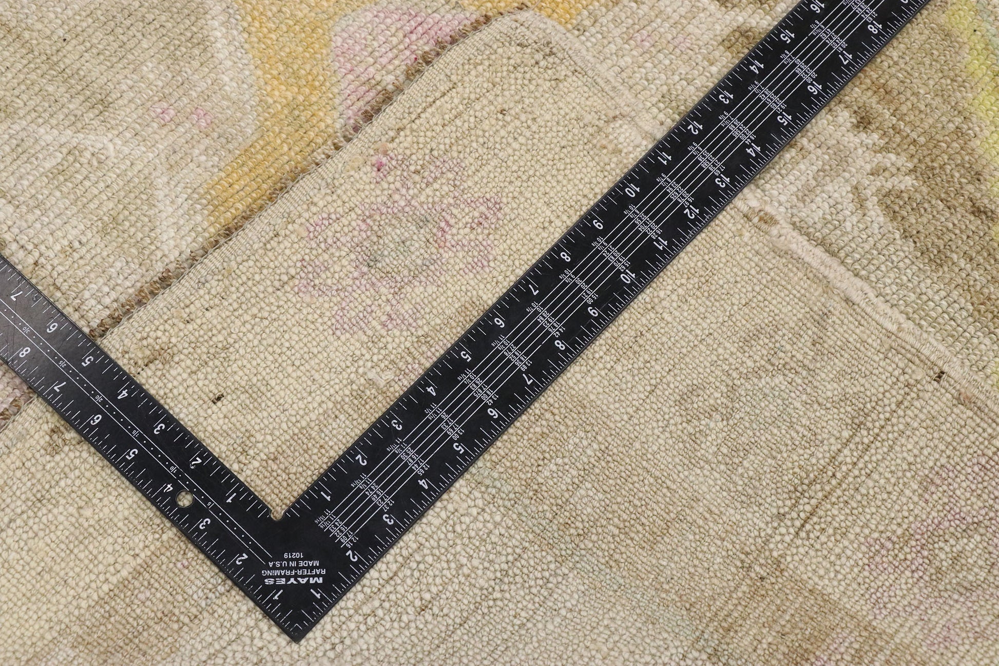 4 x 10 Vintage Turkish Oushak Runner 53241