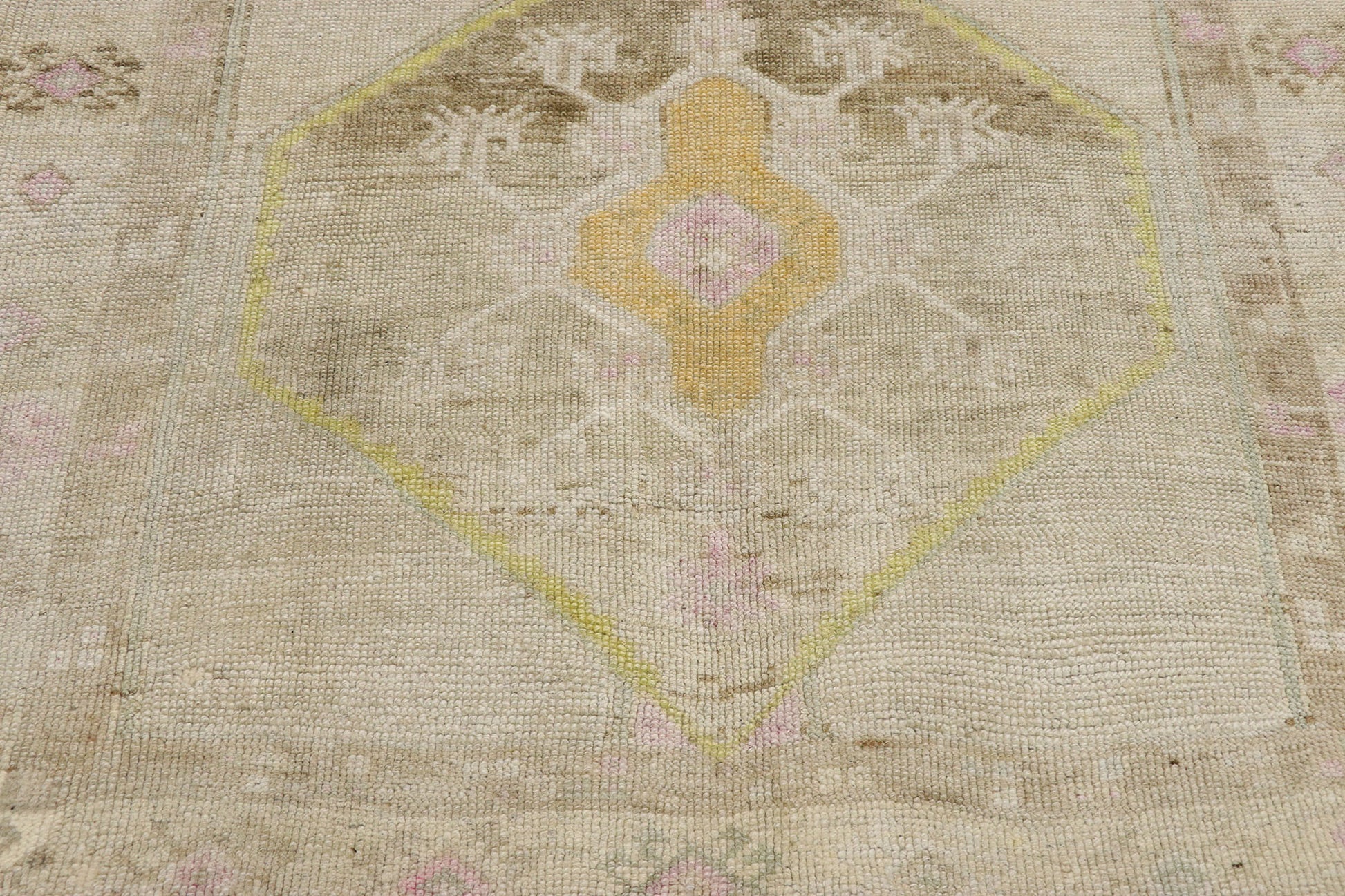 4 x 10 Vintage Turkish Oushak Runner 53241
