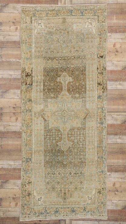 4 x 10 Antique Persian Bijar Runner 53242