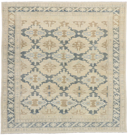 9 x 9 Vintage Turkish Oushak Rug 53243