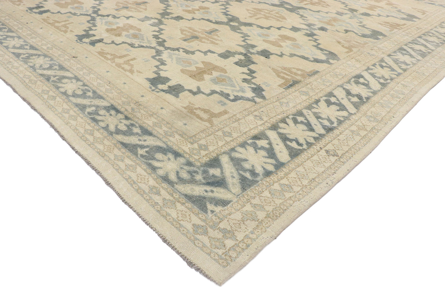 9 x 9 Vintage Turkish Oushak Rug 53243