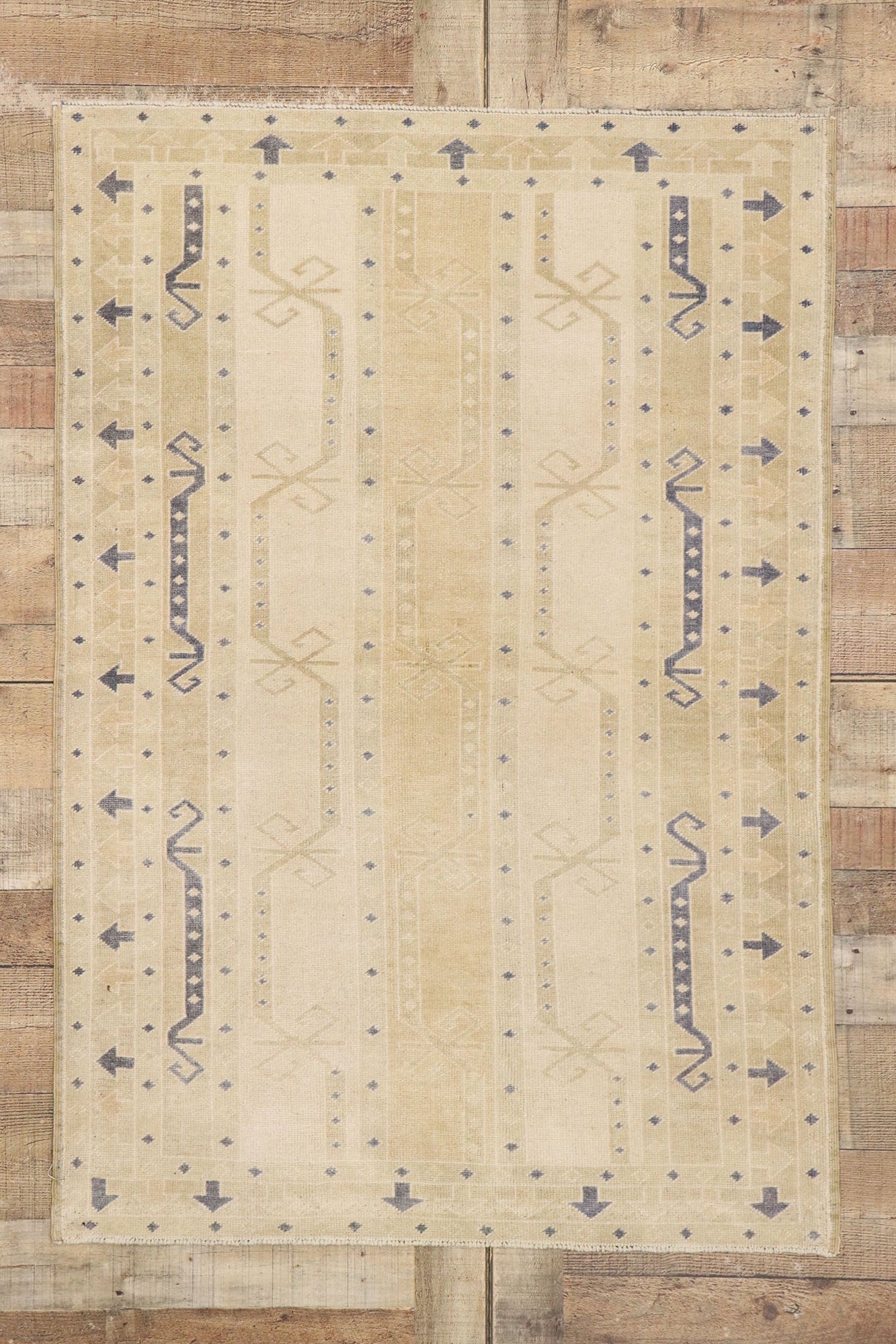 3 x 5 Vintage Turkish Sivas Rug 53244
