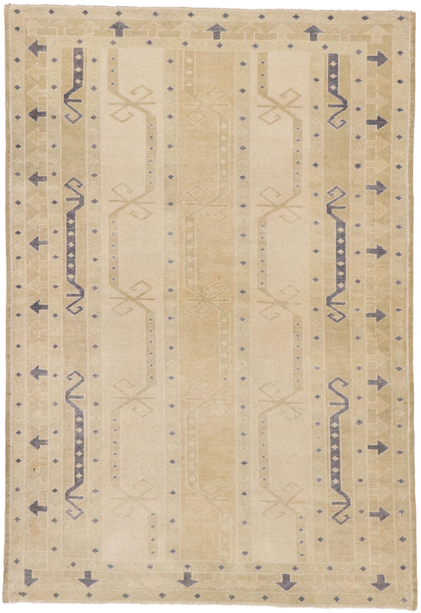 3 x 5 Vintage Turkish Sivas Rug 53244