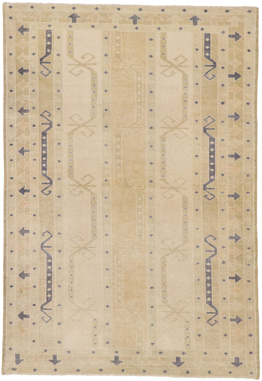 3 x 5 Vintage Turkish Sivas Rug 53244