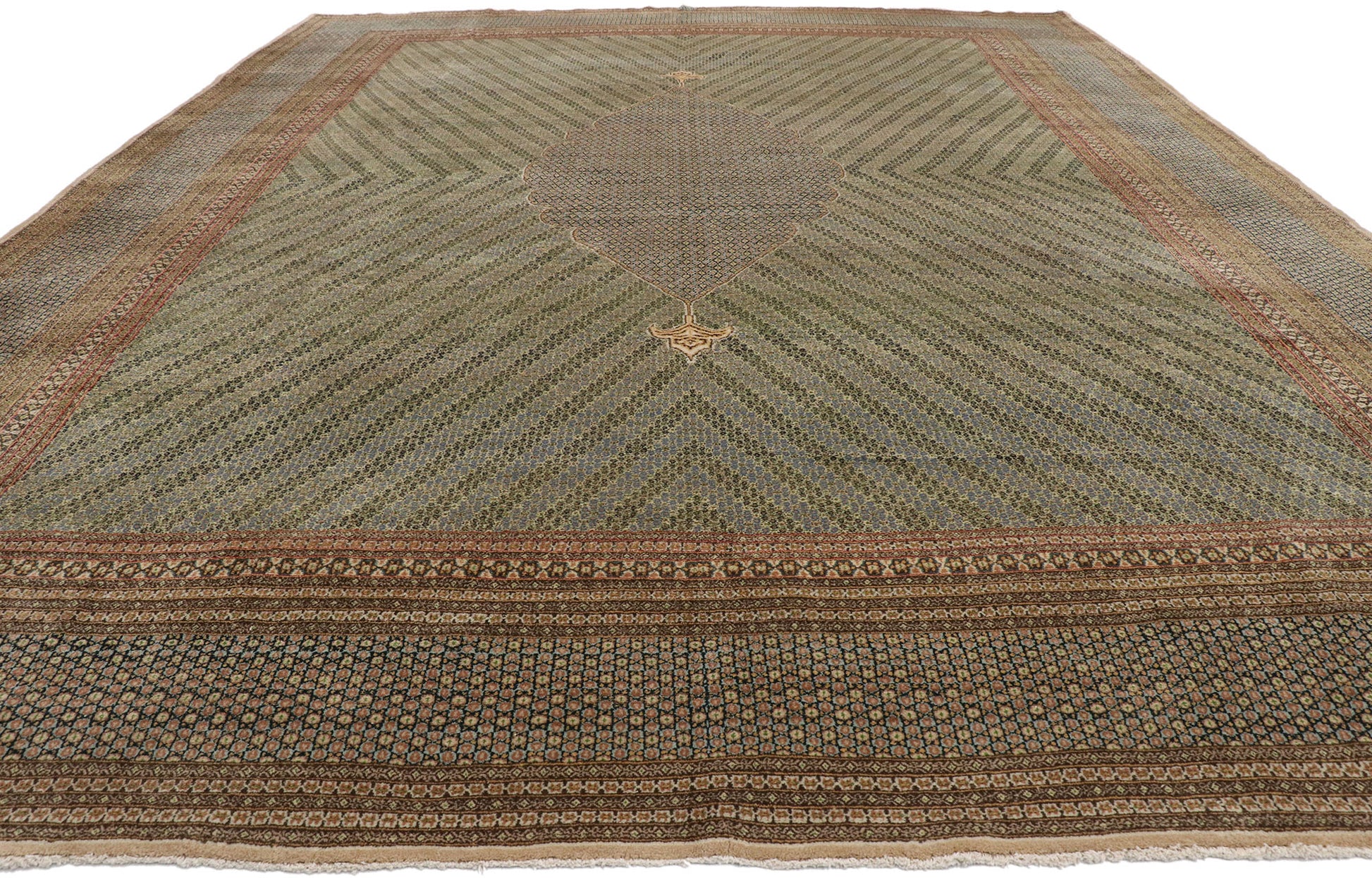 12 x 15 Vintage Persian Mood Rug 53246