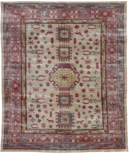 8 x 10 Vintage Persian Khotan Rug 53247