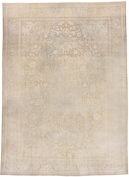 10 x 14 Vintage Turkish Oushak Rug 53249