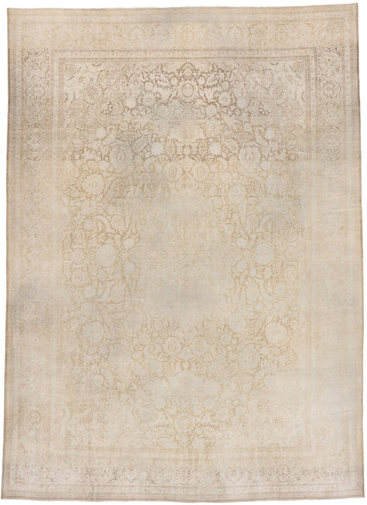 10 x 14 Vintage Turkish Oushak Rug 53249